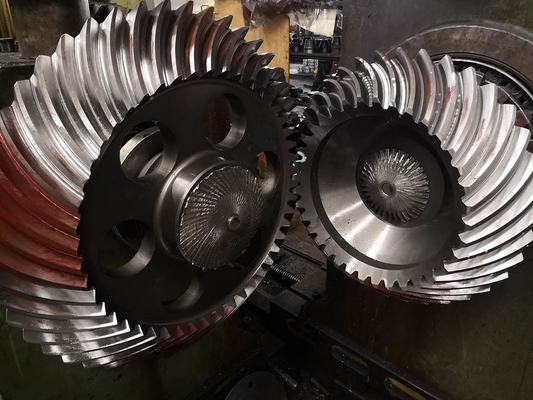 Pignon conique hélicoïdal en spirale de pignons coniques de DP1.8 Gleason pour le réducteur de transmission
