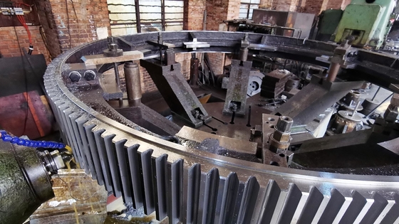 Vitesse de grande taille de périmètre avec le pignon externe d'exactitude de catégorie d'OIN de 10 - 30 modules 8 - 9