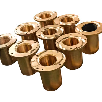 ZCuSn7Pb7Zn4 réservoir d'huile en bronze en spirale équipement de traction avec plaque de frottement de boîtier en cuivre