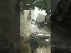 Module 8 engrenages à hélice unique ISO 6-7 engrenages à coupe hélicoïdale