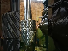 Arbre d'engrenages hélicoïdaux doubles en acier SAE 4340 DP 1.5 24T pour applications robustes